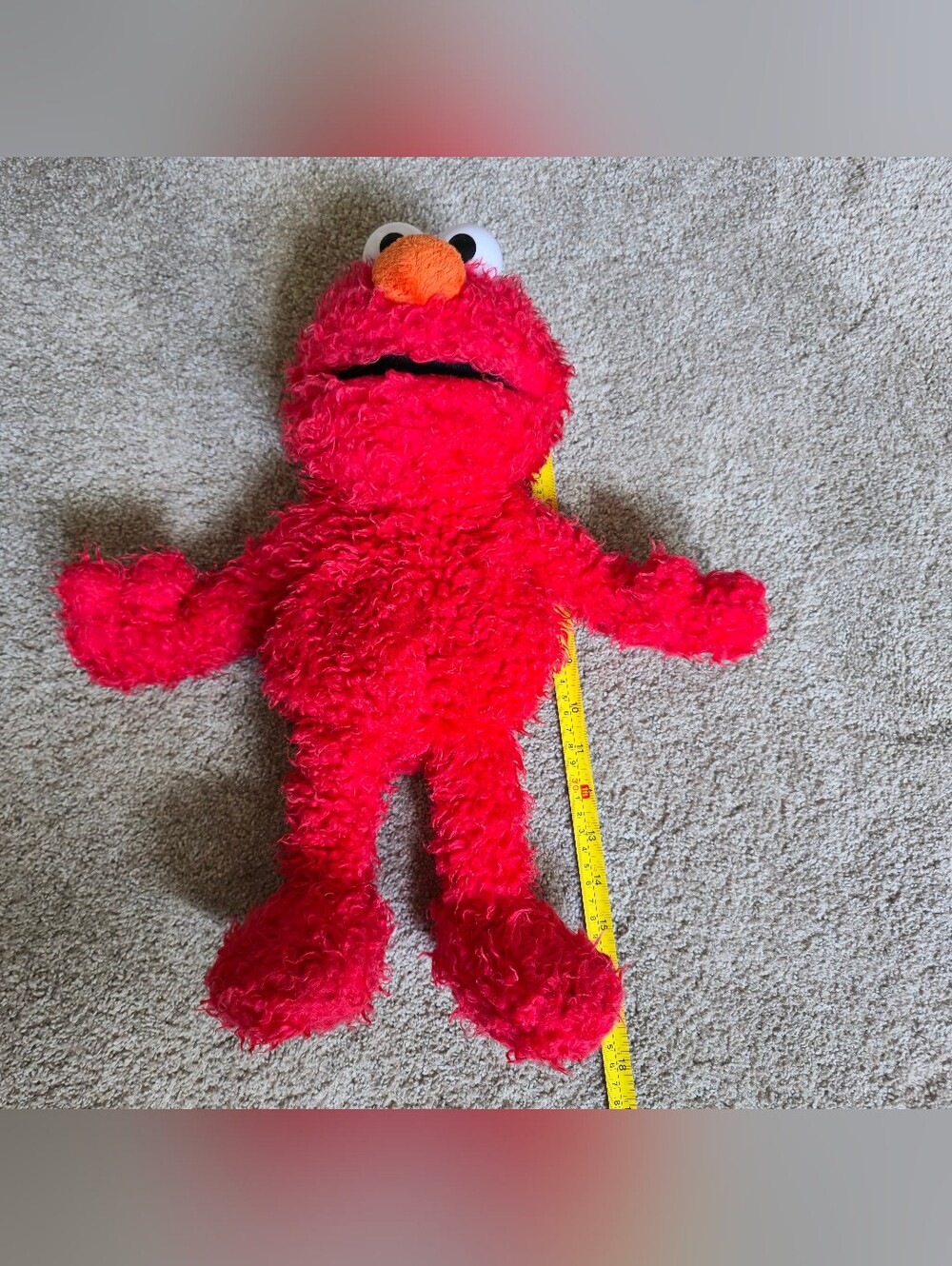 SesameStreet Elmo Plush Hand Puppet Muppet Plush Toy Kid Gift - Picture 7 of 7